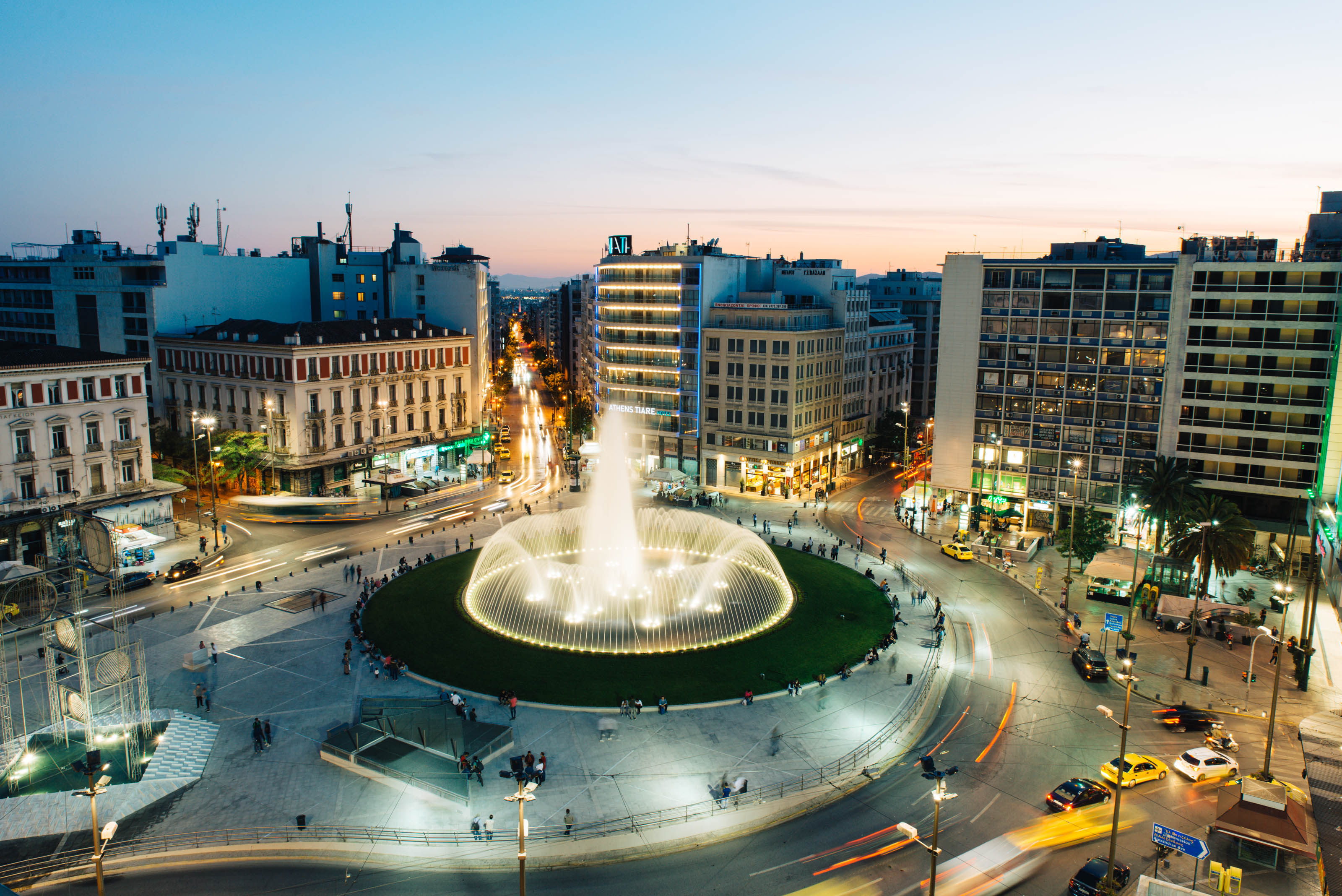 Ομόνοια Συντριβανι-Omonoia fountain- Ανάπλαση-redevelopment